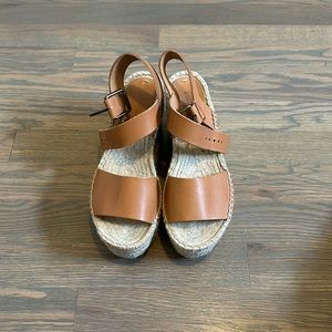Soludos Platform Espadrilles Tan size 6.5